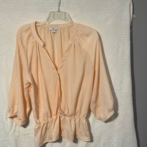 BarIII Light Peach Top Size M